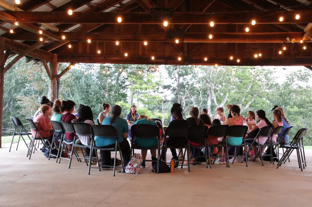 Circle Chat at Camp