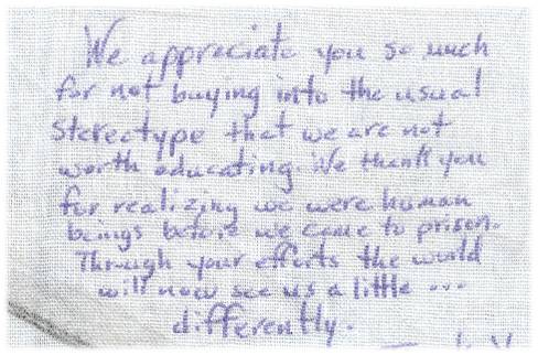 Letter from a Prisoner