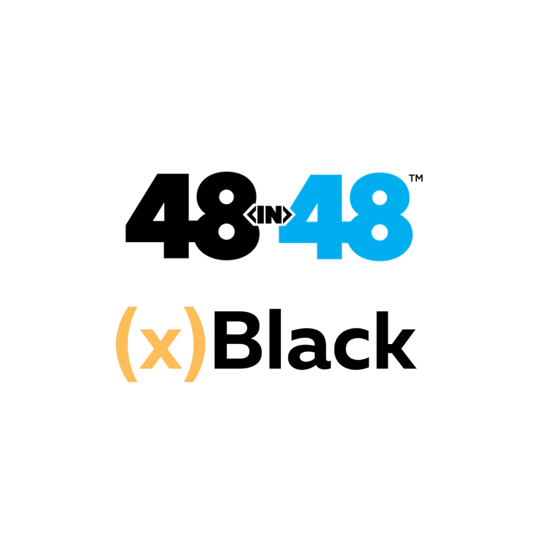 48in48 and xBlack logos